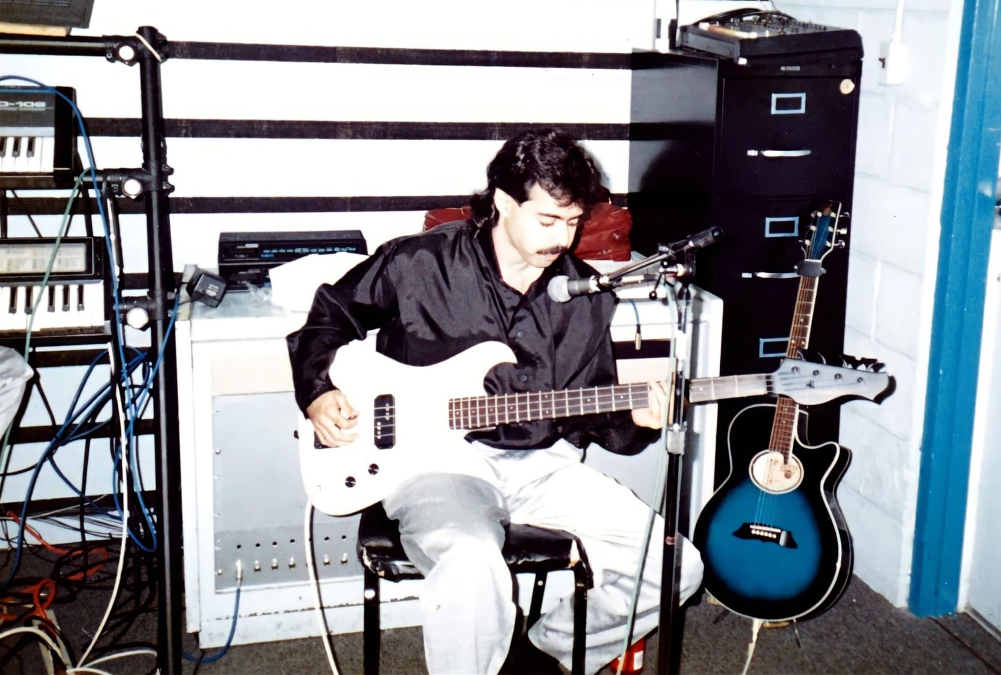 Rodney in the studio 1989 Rodney in the studio 1989