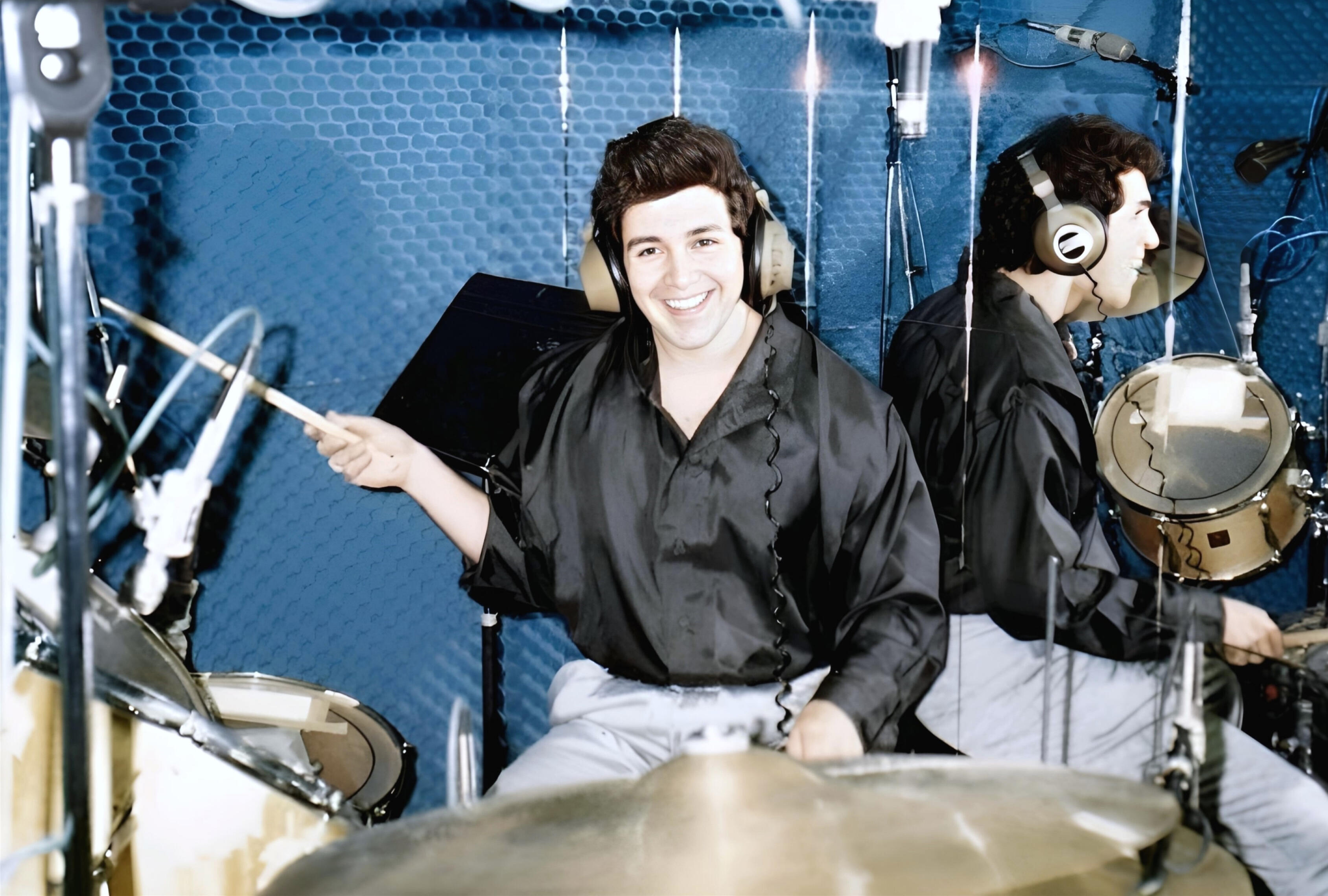 Rami on drums in the studio 1989 Rami on drums in the studio 1989